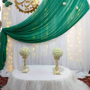 دکور سبز ولادت حضرت زینب سلام الله علیها